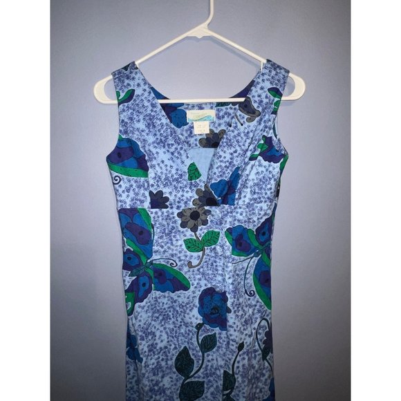 Vintage 70s Penneys Hawaii Women’s Floral Button Front Floral Maxi Dress Size 8 - Picture 2 of 11